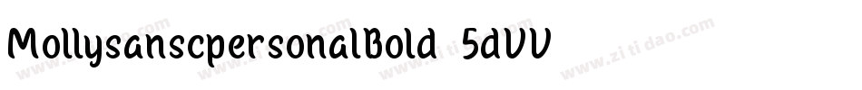 MollysanscpersonalBold-5dVV字体转换