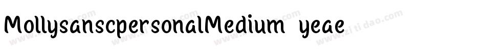 MollysanscpersonalMedium-yeae字体转换