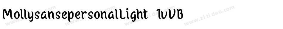 MollysansepersonalLight-1vVB字体转换