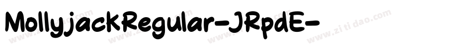 MollyjackRegular-JRpdE字体转换