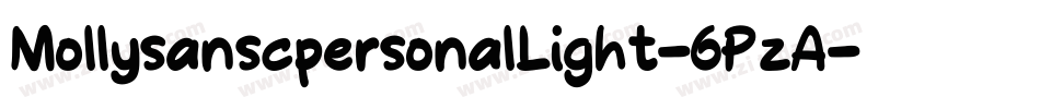 MollysanscpersonalLight-6PzA字体转换