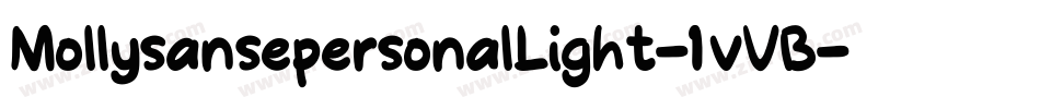 MollysansepersonalLight-1vVB字体转换