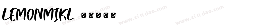 LEMONMIKL字体转换