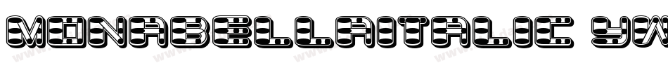 MonabellaItalic-YWaa字体转换