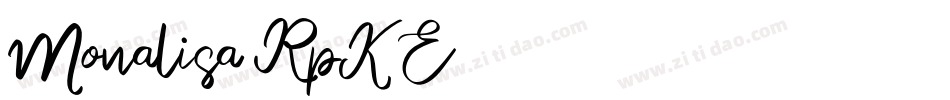 Monalisa-RpK0E字体转换