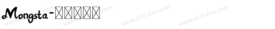 Mongsta字体转换