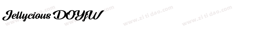 Jellycious-DOYjW字体转换