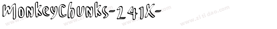 MonkeyChunks-241X字体转换