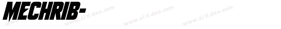 MECHRIB字体转换
