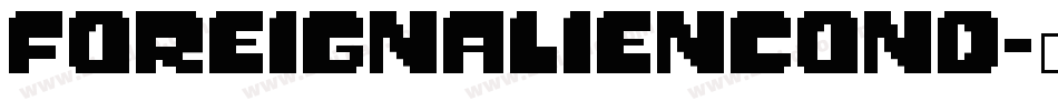 foreignaliencond字体转换