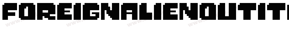 foreignalienoutital字体转换