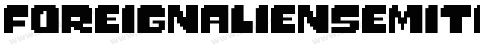 foreignaliensemital字体转换