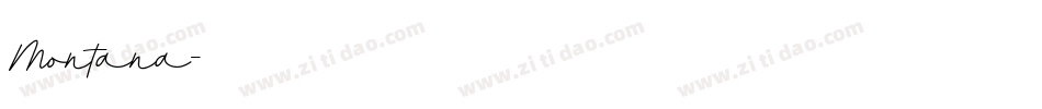Montana字体转换