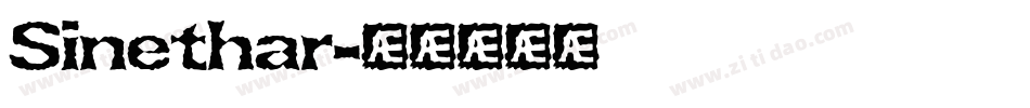 Sinethar字体转换