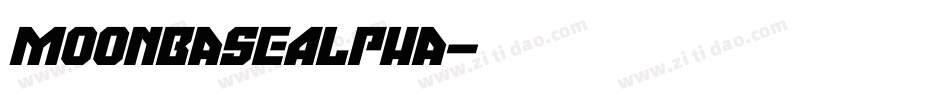 MoonbaseAlpha字体转换