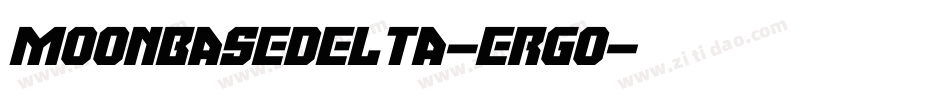 MoonbaseDelta-eRGO字体转换