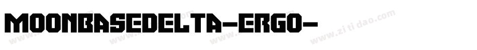 MoonbaseDelta-eRGO字体转换