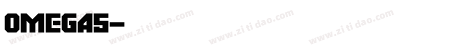 OMEGA5字体转换