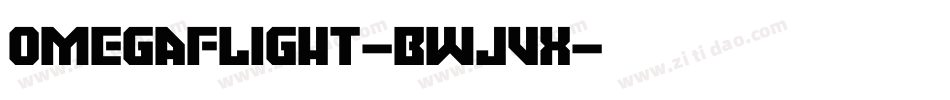 OmegaFlight-BWjvx字体转换