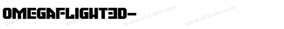 omegaflight3d字体转换