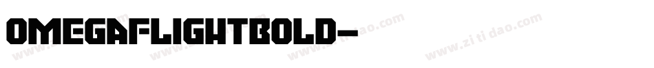 omegaflightbold字体转换