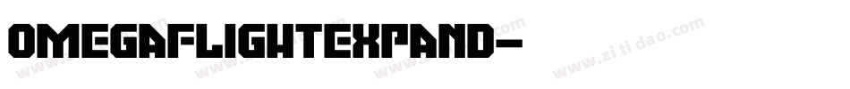 omegaflightexpand字体转换