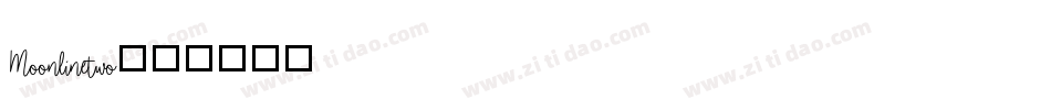 Moonlinetwo字体转换
