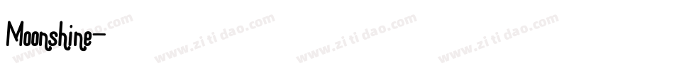 Moonshine字体转换