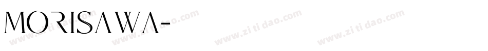 morisawa字体转换
