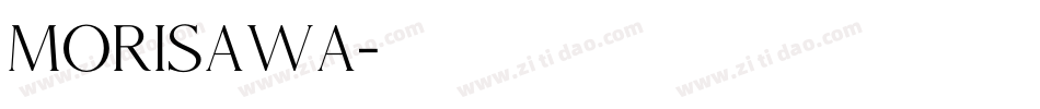 morisawa字体转换