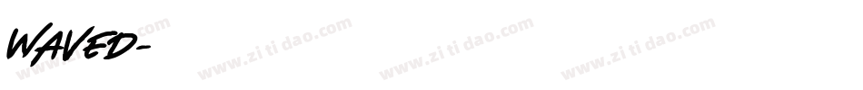 WAVED字体转换