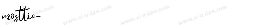 mosttie字体转换