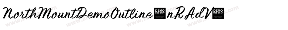 NorthMountDemoOutline-nRAdV字体转换 NorthMountDemoOutline-nRAdV字体转换