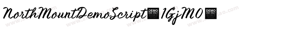 NorthMountDemoScript-1GjM0字体转换