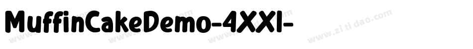 MuffinCakeDemo-4XXl字体转换
