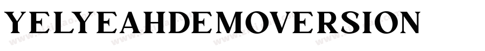yelyeahDemoVersion字体转换