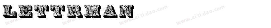 LETTRMAN字体转换
