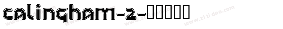 Calingham-2字体转换
