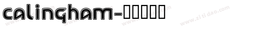 Calingham字体转换