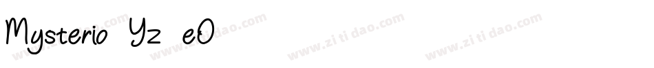 Mysterio-Yz3eO字体转换