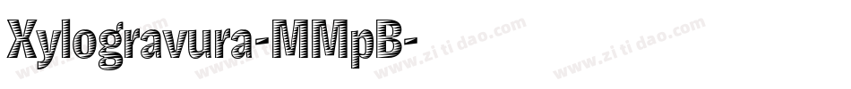 Xylogravura-MMpB字体转换