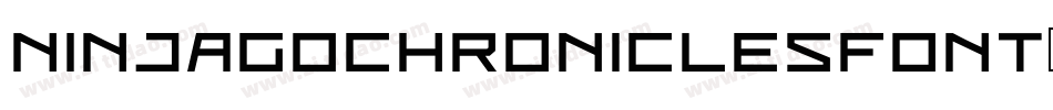Ninjagochroniclesfont-ZXm8字体转换