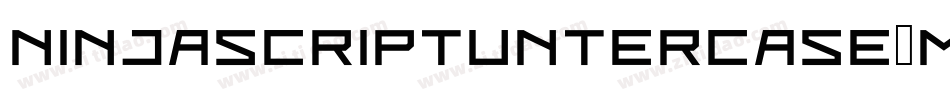 NinjascriptUntercase-MZAJ字体转换