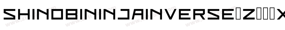 ShinobiNinjaInverse-z886X字体转换