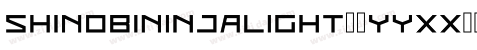 ShinobiNinjaLight-6YYXx字体转换