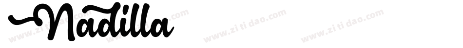 Nadilla字体转换