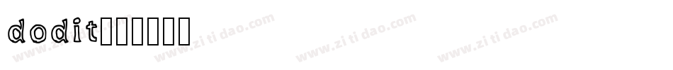 dodit字体转换