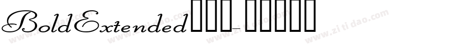 BoldExtended转换器字体转换
