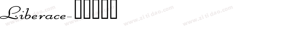 Liberace字体转换