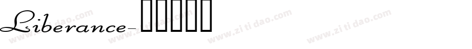 Liberance字体转换